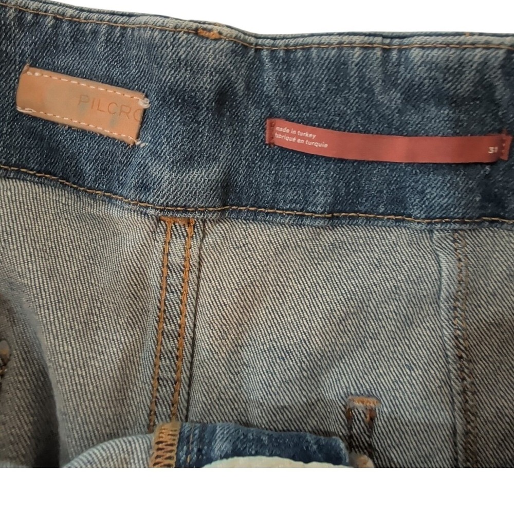 Anthropologie Pilcro The Skipper High-Rise Cropped Wide-Leg Jean Sz 31 (31x24.5) - Picture 7 of 9